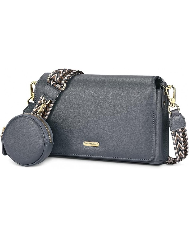 Small Crossbody Cell Phone Purse for Women, Shoulder Side Handbags with Coin Purse Pouch 2 Size Bags Dark Grey $16.51 Crossbo...