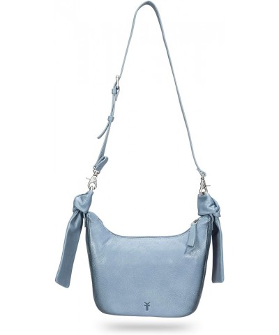 Nora Knotted Crossbody Washed Denim Leath $55.09 Crossbody Bags