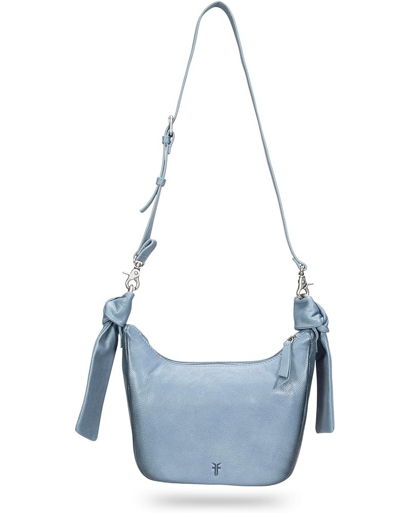 Nora Knotted Crossbody Washed Denim Leath $55.09 Crossbody Bags