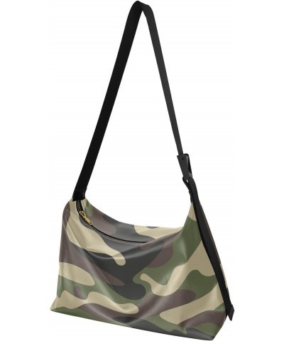 Camouflage Tote Bag for Women Large Hobo Bags Hobo Crossbody Bags Hobo Purses with Adjustable Strap for Girl Men $17.81 Totes