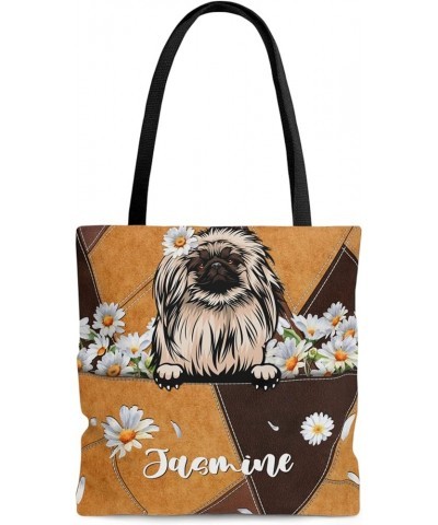 Personalized Dog Mom Tote Bag - Custom Women Bag Shoulder, Dog Mom Gifts, Gift for Dog Lover, Women Bag Shoulder Pekingese $1...