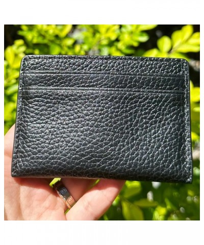 Reed Large Card Holder Wallet MK Signature Logo Leather (Black) Black $18.14 Wallets