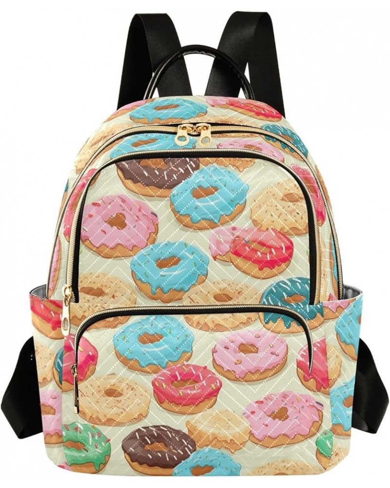 Donuts Backpack Purse for Women Small Travel Bag Fashion Daypack M 202a2099 S(10.23"x5.11"x12.59") 202a2099 $19.27 Backpacks