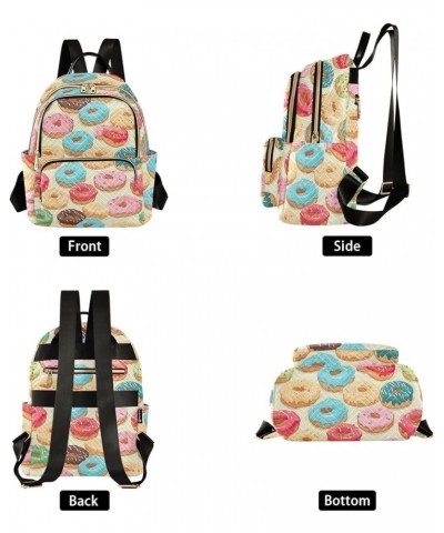 Donuts Backpack Purse for Women Small Travel Bag Fashion Daypack M 202a2099 S(10.23"x5.11"x12.59") 202a2099 $19.27 Backpacks