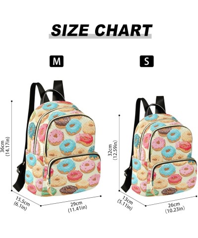 Donuts Backpack Purse for Women Small Travel Bag Fashion Daypack M 202a2099 S(10.23"x5.11"x12.59") 202a2099 $19.27 Backpacks