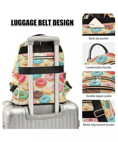 Donuts Backpack Purse for Women Small Travel Bag Fashion Daypack M 202a2099 S(10.23"x5.11"x12.59") 202a2099 $19.27 Backpacks