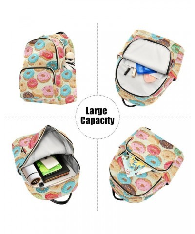 Donuts Backpack Purse for Women Small Travel Bag Fashion Daypack M 202a2099 S(10.23"x5.11"x12.59") 202a2099 $19.27 Backpacks