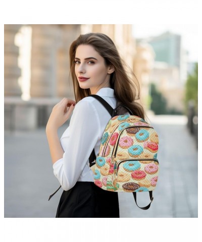 Donuts Backpack Purse for Women Small Travel Bag Fashion Daypack M 202a2099 S(10.23"x5.11"x12.59") 202a2099 $19.27 Backpacks