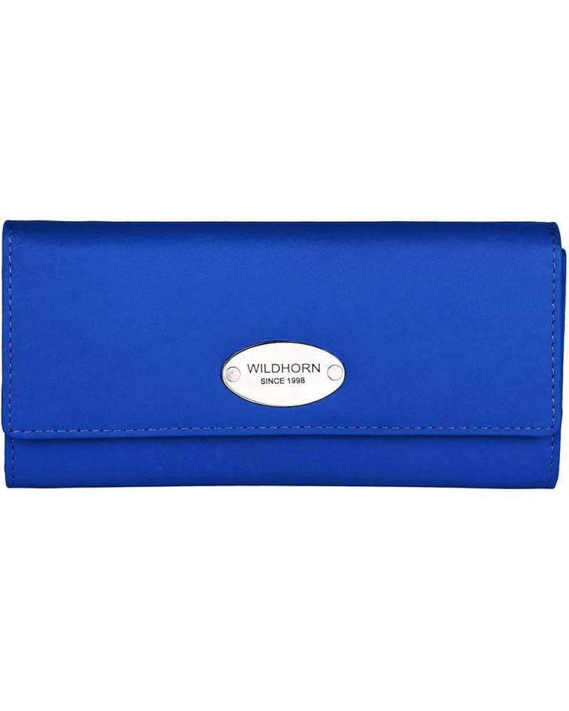 Ladies Leather Wallet (Green) BLUE 1 $20.64 Wallets