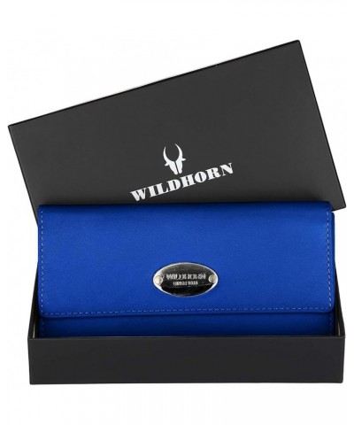 Ladies Leather Wallet (Green) BLUE 1 $20.64 Wallets