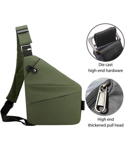 Anti Theft Travel Bag for Women Men, Anti Theft Crossbody Bags for Women with Adjustable Strap Safe Travel Bag for Me Army Gr...