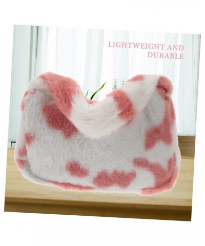 5pcs Handbag Women' Bag Purses Vintage Furry Fluffy Small for Tote White Purse Cute Women Fuzzy Black Pinkx3pcs $12.94 Others