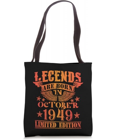 Birthday October 1949 Year Limited Edition Used Legends Born Tote Bag $15.07 Totes