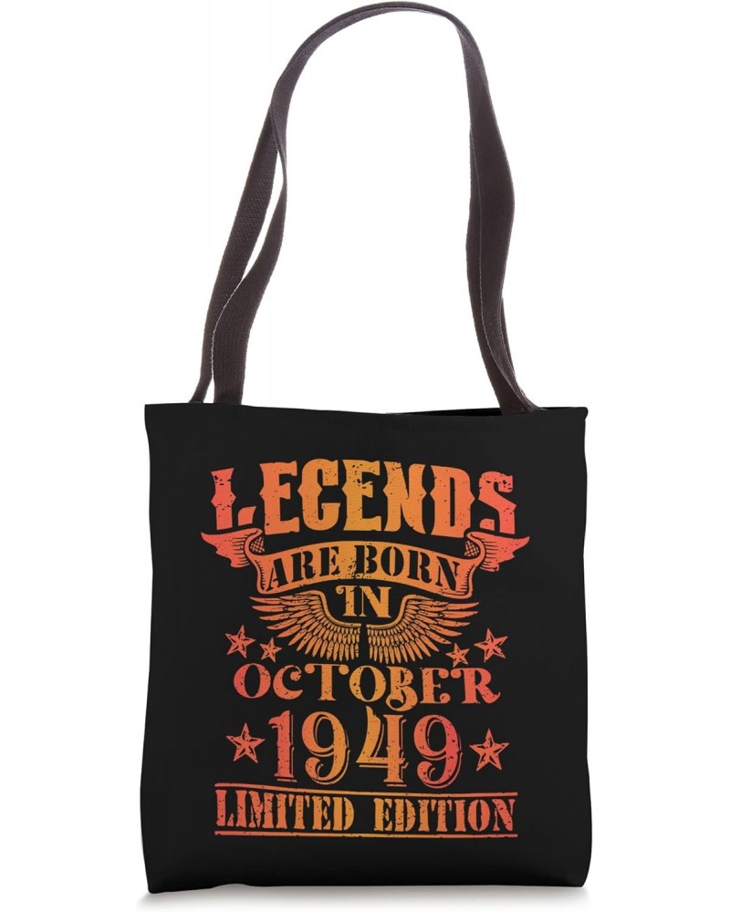 Birthday October 1949 Year Limited Edition Used Legends Born Tote Bag $15.07 Totes