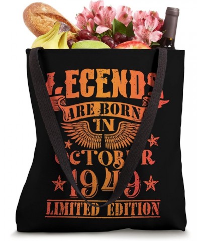 Birthday October 1949 Year Limited Edition Used Legends Born Tote Bag $15.07 Totes