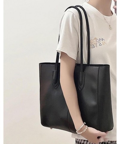 Leather Tote Bag Aesthetic Everything Tote Bag Designer Tote Bags for Women Cute Tote Bag Work Tote Bags for Women Black $16....