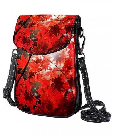 Crossbody Bags for Women,Crossbody Bag Men,Small Sling Bag,Autumn Maple Leaves,Crossbody Purse $14.58 Crossbody Bags