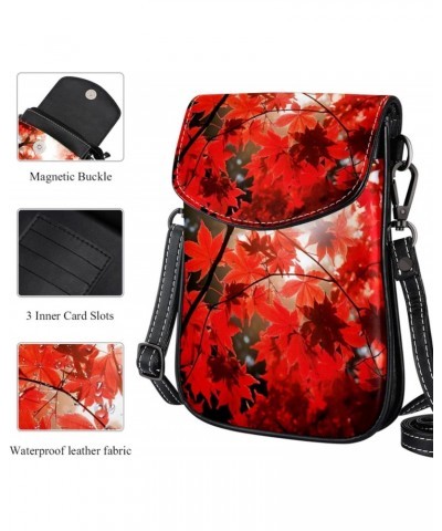 Crossbody Bags for Women,Crossbody Bag Men,Small Sling Bag,Autumn Maple Leaves,Crossbody Purse $14.58 Crossbody Bags