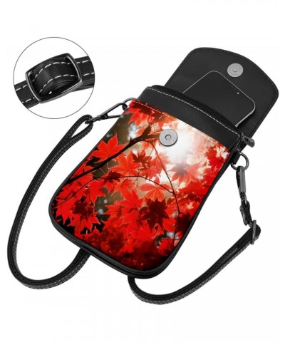 Crossbody Bags for Women,Crossbody Bag Men,Small Sling Bag,Autumn Maple Leaves,Crossbody Purse $14.58 Crossbody Bags