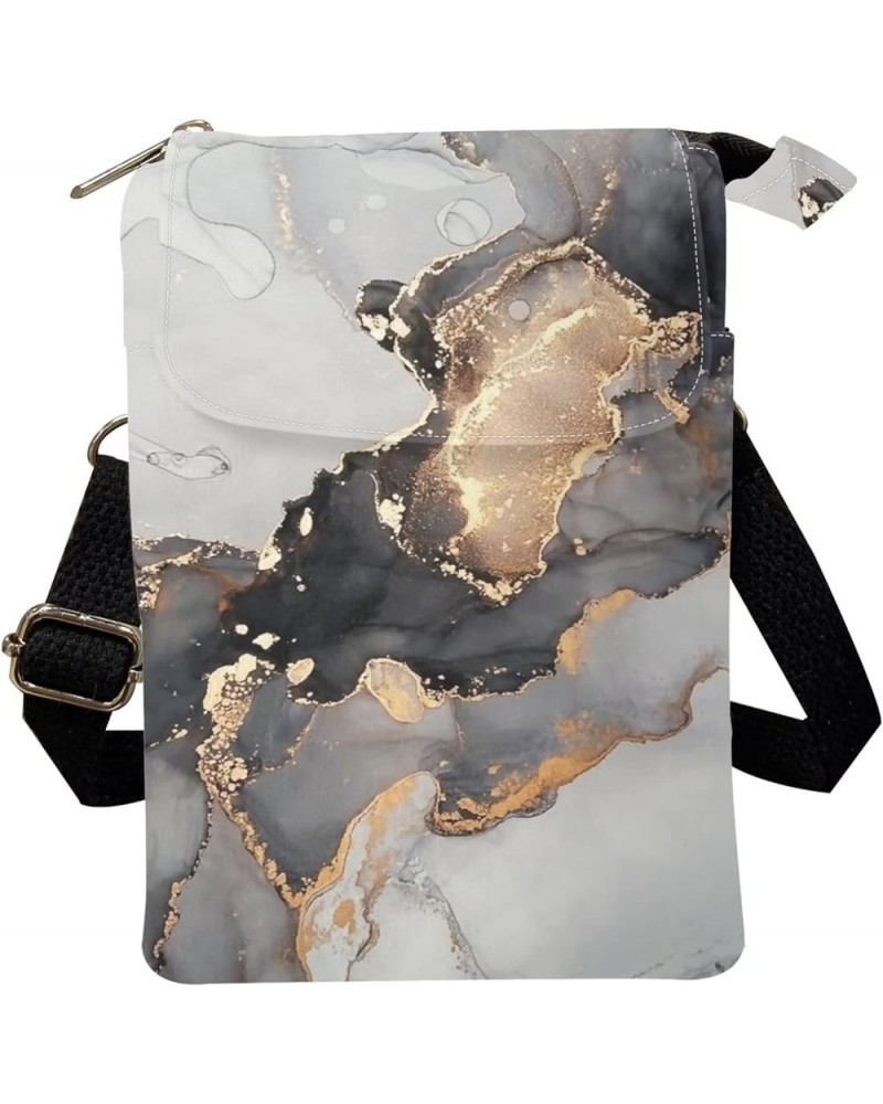 Women's Shoulder Handbags Cellphone Crossbody Bags Purse Ladies Tote Handbags Lightweight Travel Satchel Bags Marble $11.00 C...