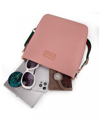 Clear Crossbody Bag for Women Clear Bag for Stadium Events Trendy Travel Shoulder Purse Handbags Y Pink $10.50 Hobo Bags