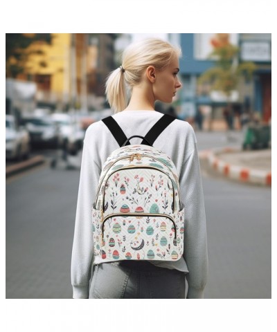 Bird Egg Bossom Floral Women Backpack Purse Ladies Fashion Shoulder Bag Daypack Travel Bag 10L Small $17.84 Backpacks