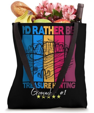 I'D Rather be Treasure Hunting - Geocaching Geocacher Tote Bag $14.87 Totes