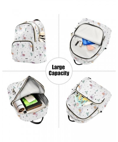 Mini Backpack for Women, Lama Cactus Travel Backpack Purse for Ladies, Small Bookbag Daypack Shoulder Bag M Multi505 Small $1...