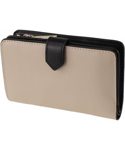 staci colorblock medium compact bifold wallet (Warm Beige) $31.21 Wallets