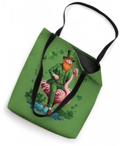 St Patricks Day Men Women Kids Flamingo Irish Leprechaun Tote Bag $14.10 Totes