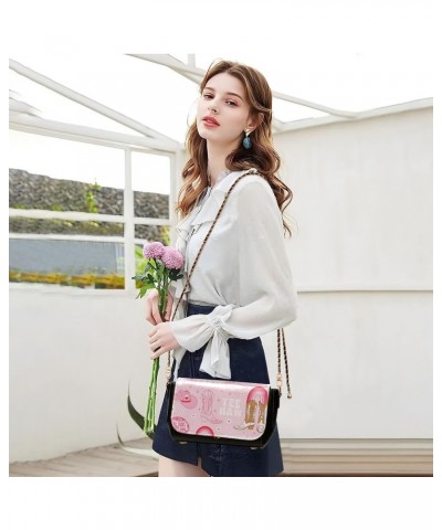 Crossbody Bags for Women Trendy Women's Black Shoulder Bag Small PU Leather Flap Cross Body Bag Handbags Pattern14 $22.95 Cro...