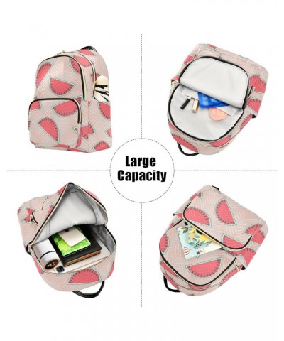 Peach Fruit Pattern Women's Backpack Wallet Casual Small Backpack Fashion Women's Travel Bag School Backpack Color214 Medium ...