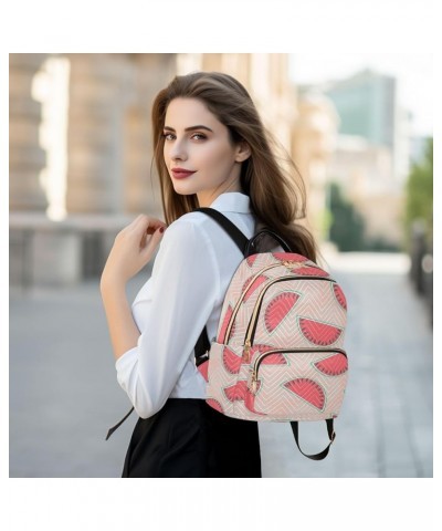 Peach Fruit Pattern Women's Backpack Wallet Casual Small Backpack Fashion Women's Travel Bag School Backpack Color214 Medium ...