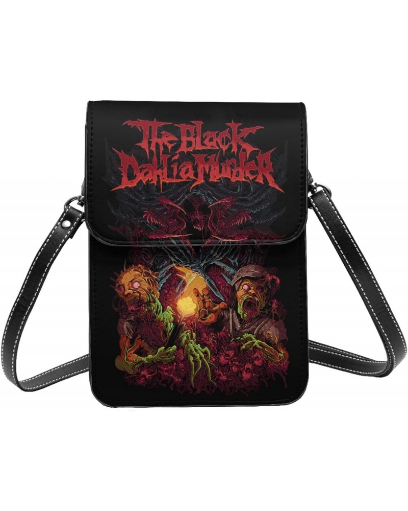 Small Cell Phone Purse The Black Dahlia Murder Fashion Womens Crossbody Cellphone Bag Mini Shoulder Bag 7.5x5.3 Inches $20.84...