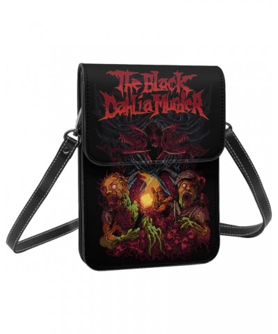 Small Cell Phone Purse The Black Dahlia Murder Fashion Womens Crossbody Cellphone Bag Mini Shoulder Bag 7.5x5.3 Inches $20.84...