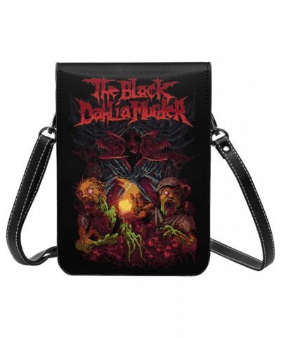 Small Cell Phone Purse The Black Dahlia Murder Fashion Womens Crossbody Cellphone Bag Mini Shoulder Bag 7.5x5.3 Inches $20.84...