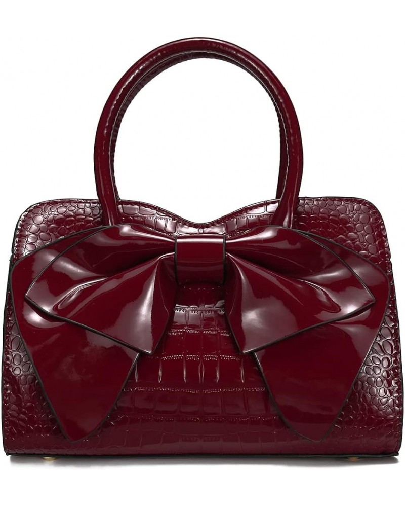 Satchel Purses and Handbags for Women Shoulder Tote Bags 1 Wine Red $17.39 Totes