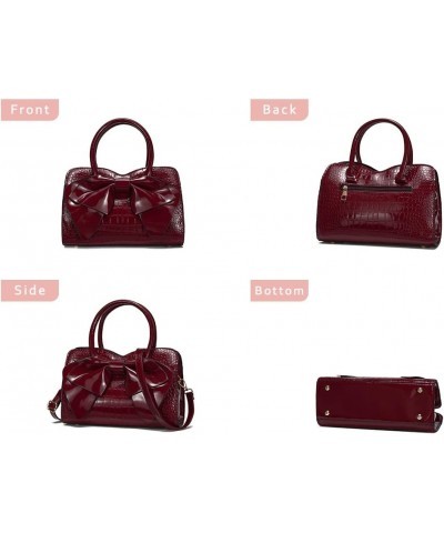 Satchel Purses and Handbags for Women Shoulder Tote Bags 1 Wine Red $17.39 Totes