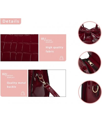 Satchel Purses and Handbags for Women Shoulder Tote Bags 1 Wine Red $17.39 Totes