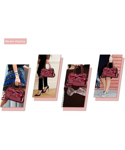 Satchel Purses and Handbags for Women Shoulder Tote Bags 1 Wine Red $17.39 Totes