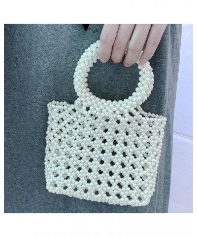 Luxury Pearl Purses Shoulder Bag for Women Pearl Bag Handmade Bags Women's Crossbody Beaded Clutch Evening Bag Wedding Party ...