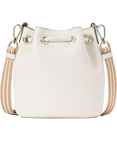 Women's Rosie Pebbled Leather Mini Bucket Bag, Parchment $61.91 Crossbody Bags