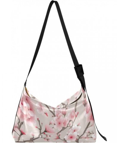 Pink Cherry Tote Bag for Women Large Hobo Bags Slouchy Crossbody Bag Casual Handbags with Adjustable Strap for Women Girl $18...