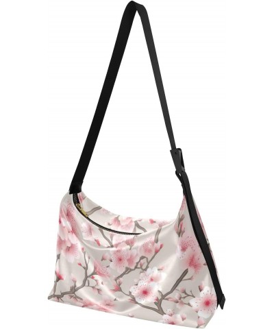 Pink Cherry Tote Bag for Women Large Hobo Bags Slouchy Crossbody Bag Casual Handbags with Adjustable Strap for Women Girl $18...