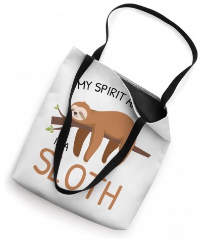 My Spirit Animal Is A Sloth For Girls Funny Sloth Gifts Tote Bag $11.49 Totes