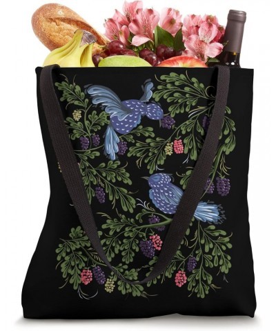 Starling Birds & Berries Funny Vintage Ukrainian Vyshyvanka Tote Bag $10.30 Totes