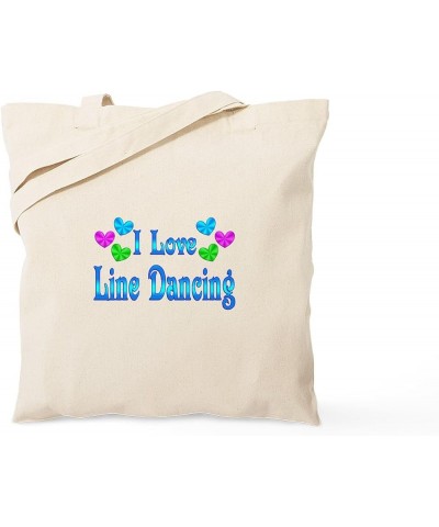 Line Dancing Tote Bag Natural Canvas Tote Bag, Cloth Shopping Bag I Love Line Dancing Tote Bag $8.15 Travel Gear