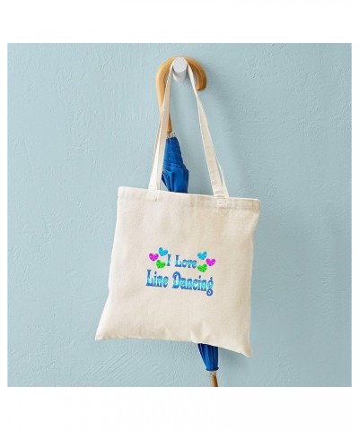 Line Dancing Tote Bag Natural Canvas Tote Bag, Cloth Shopping Bag I Love Line Dancing Tote Bag $8.15 Travel Gear