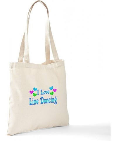 Line Dancing Tote Bag Natural Canvas Tote Bag, Cloth Shopping Bag I Love Line Dancing Tote Bag $8.15 Travel Gear