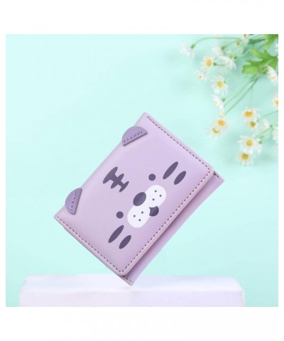 Women's Wallet Women's Card Holder Lady's Clutch Bag Small Wallet Cute Short Cartoon Coin Purse 2 Fenhongse $21.58 Wallets